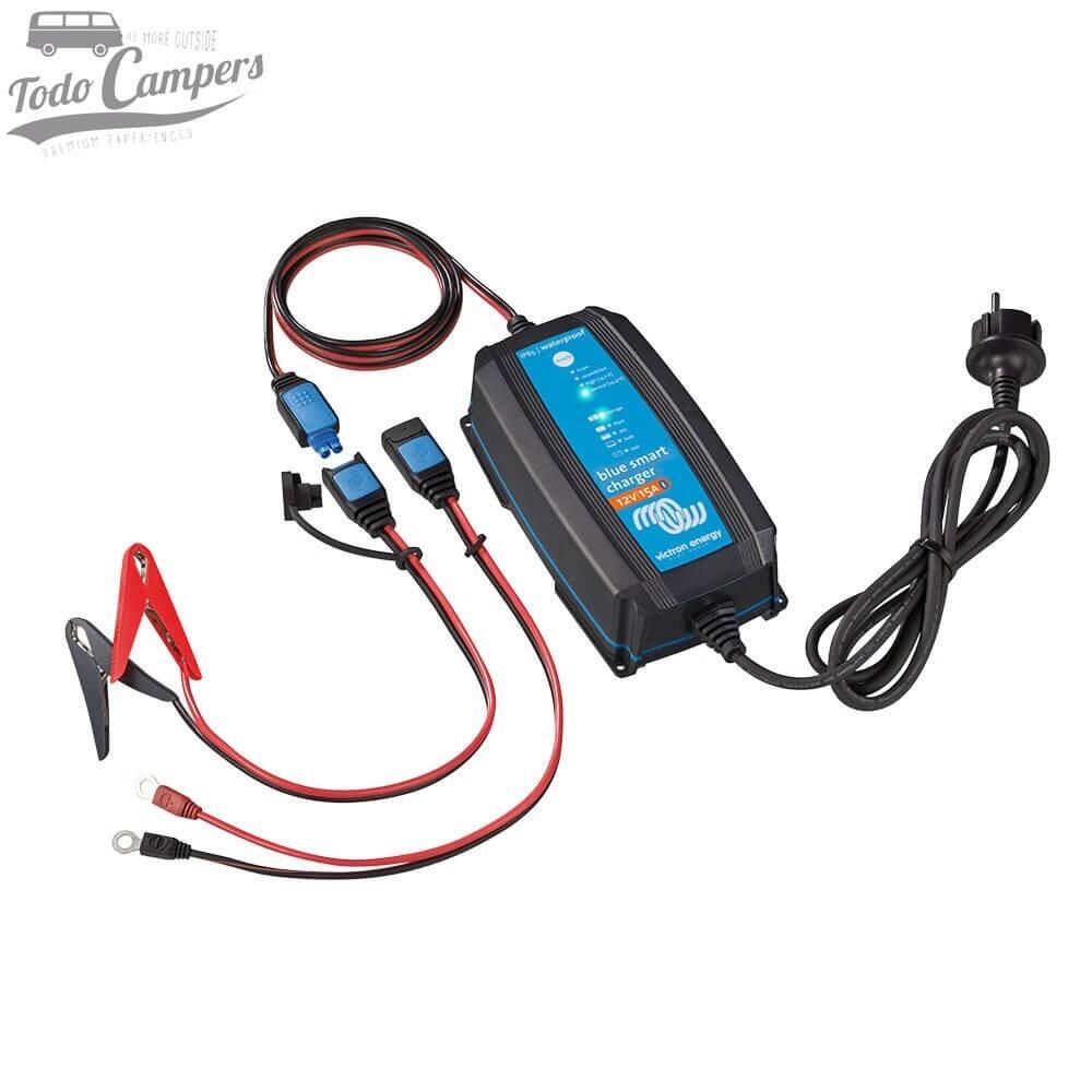 Cargador de batería portátil Victron Blue Smart IP65 Charger 12/15 - 15 A 4/6