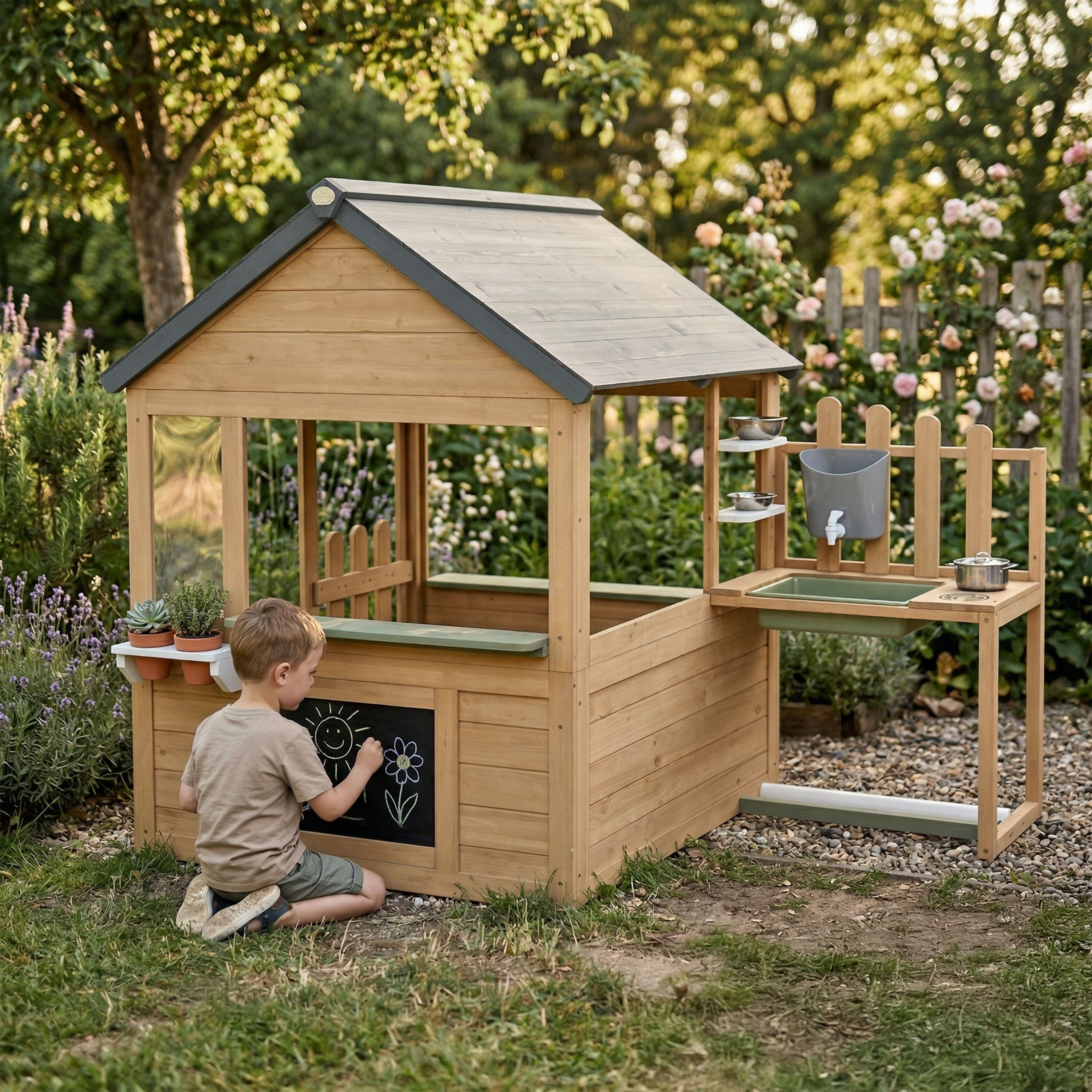 Speelhuis – AXI Lizz – Hout – Bruin/Antraciet 3/7