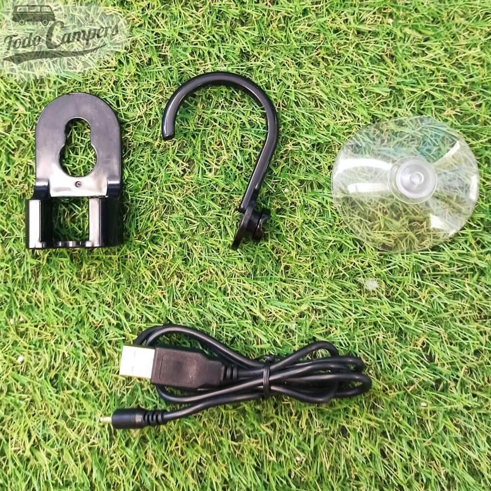Ducha portátil con batería y cargador USB 6/7