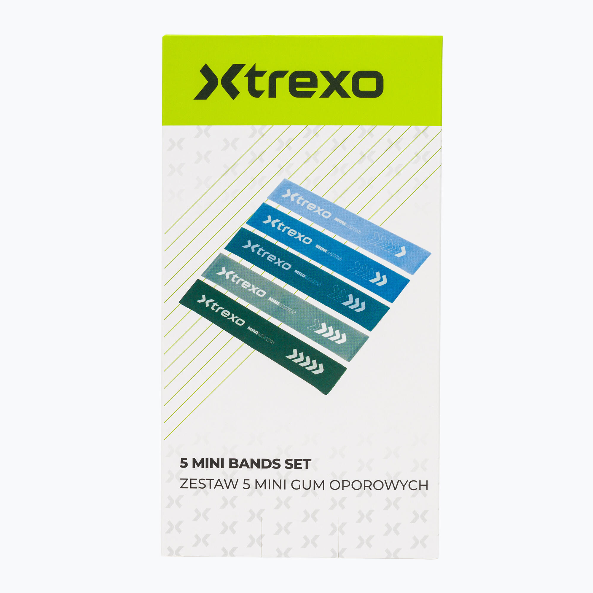 XTREXO Trainingsbänder Set 5 Mini Power Bands 5 5/6