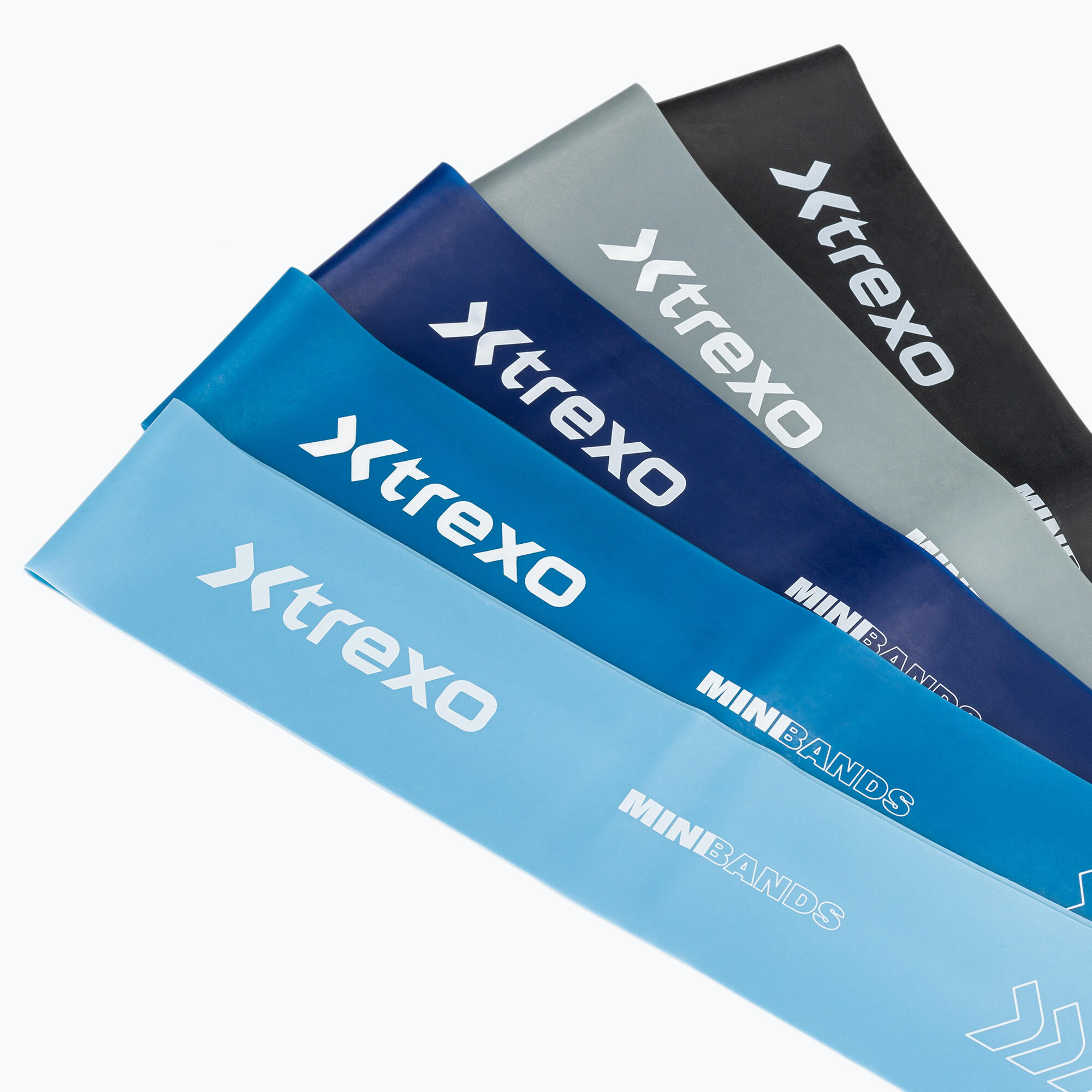 XTREXO Trainingsbänder Set 5 Mini Power Bands 5 4/6