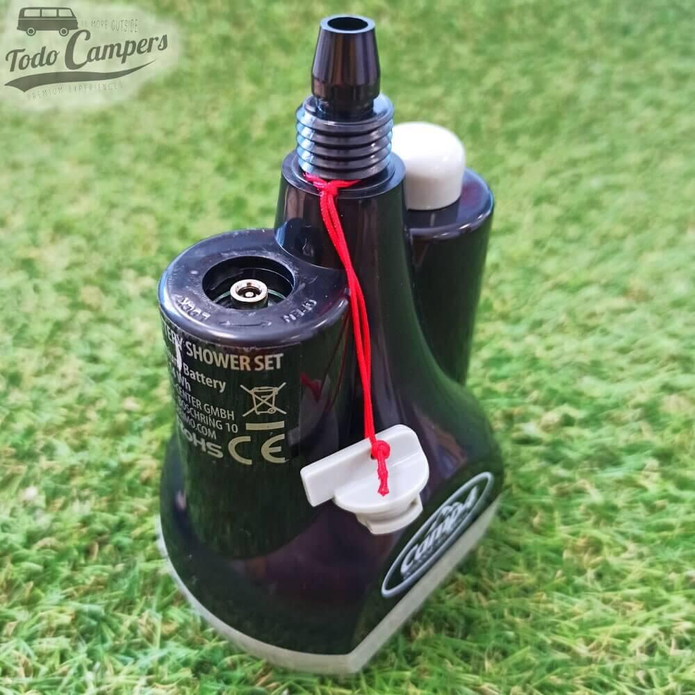 Ducha portátil con batería y cargador USB 4/7
