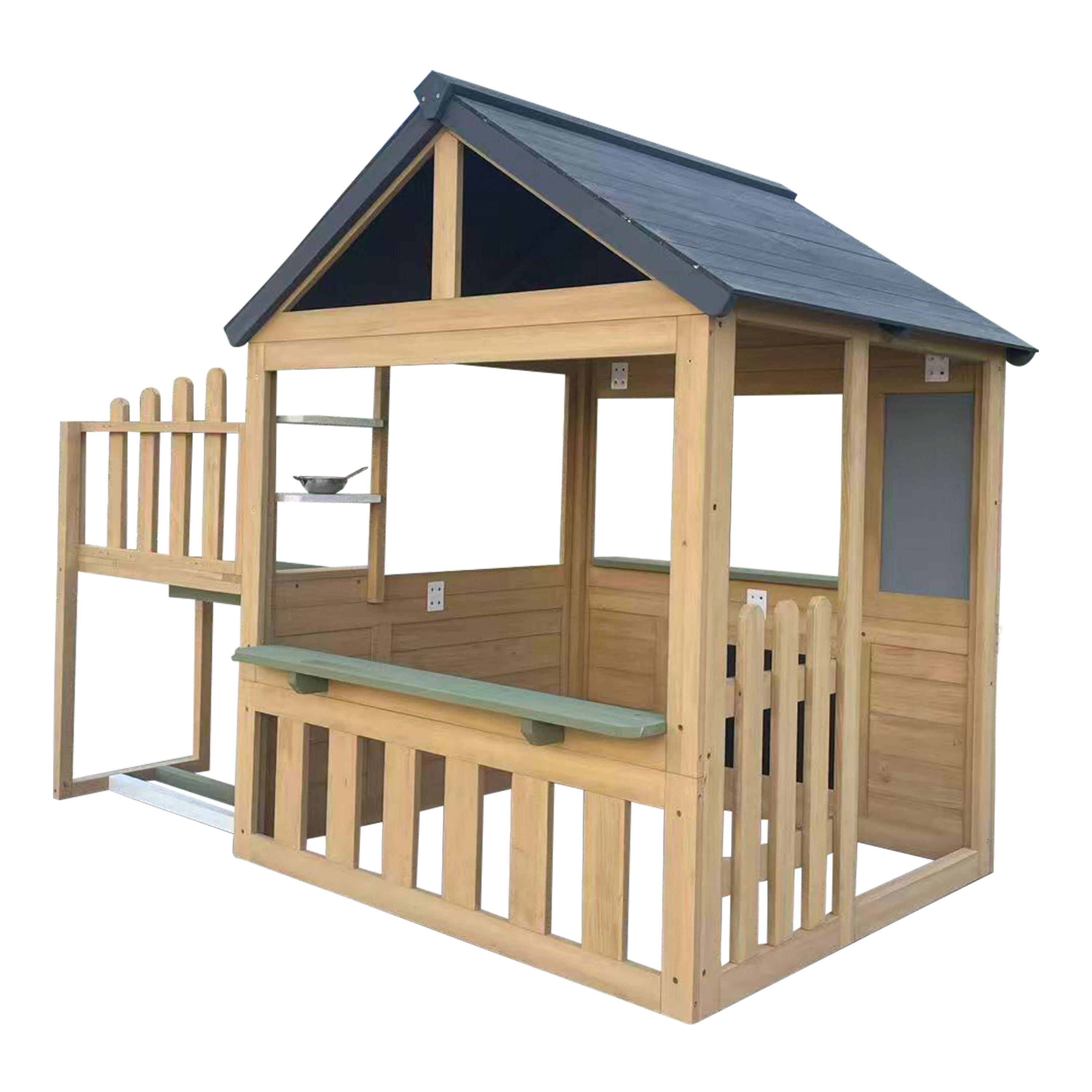 Speelhuis – AXI Lizz – Hout – Bruin/Antraciet 7/7