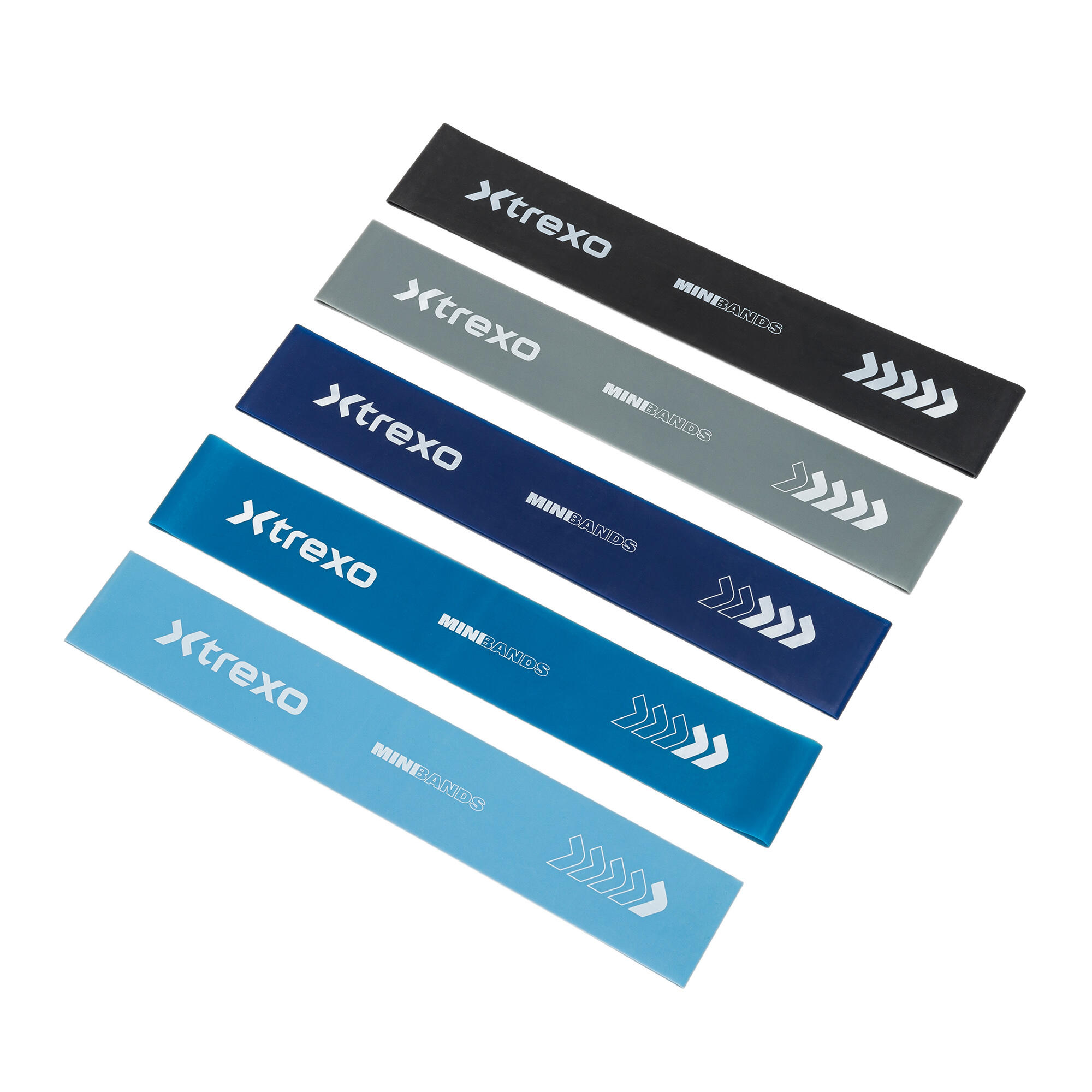 XTREXO Trainingsbänder Set 5 Mini Power Bands 5 6/6