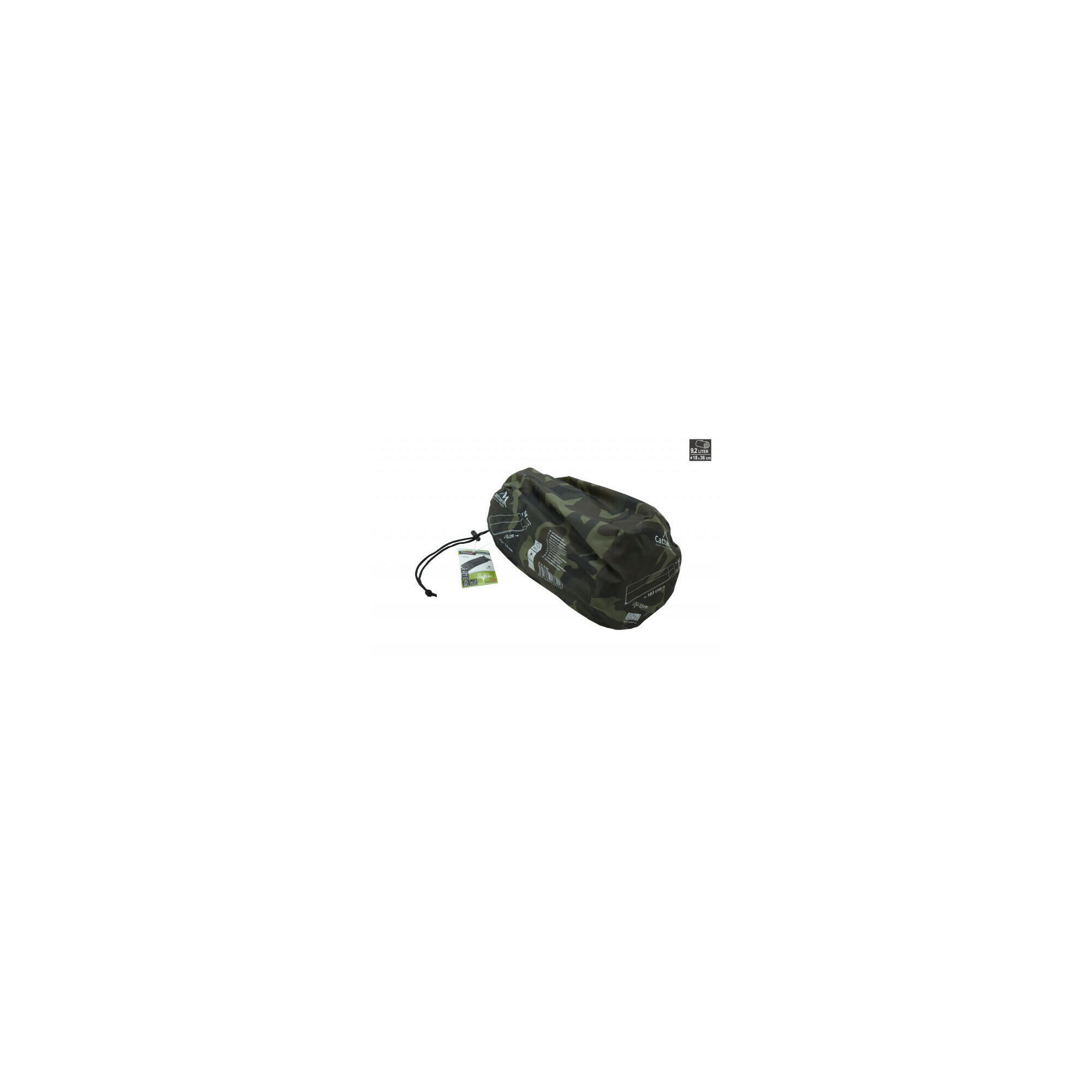 Saltea autogonflabila cu perna Cattara Navy 183 x 58 x 2.5 cm