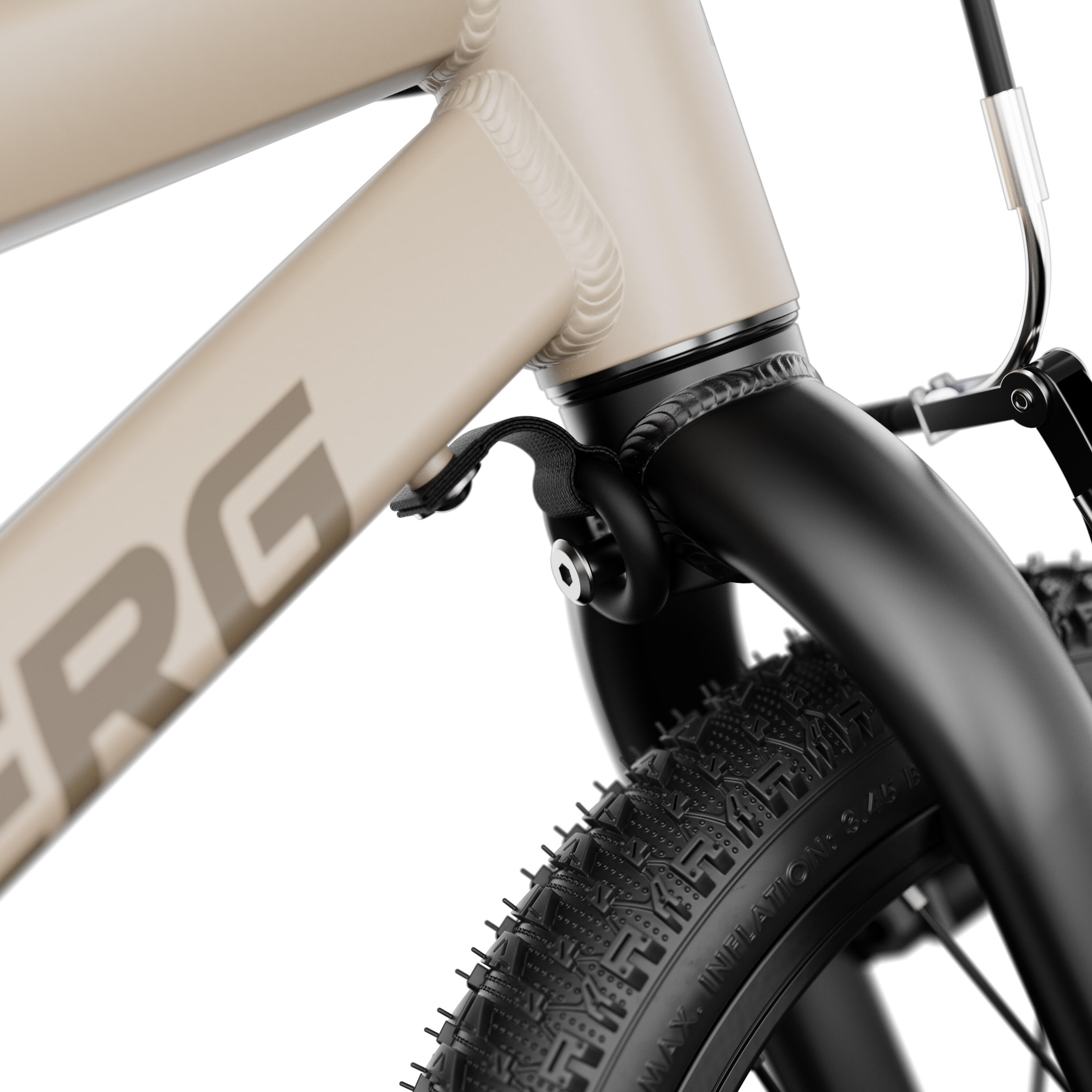 Vélo pour Enfants, 3+ Ans, 14 Pouces, Dash 14 Beige Sable 4/7