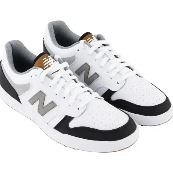 New Balance 480 SL, chaussures de golf pour homme, blanc/noir