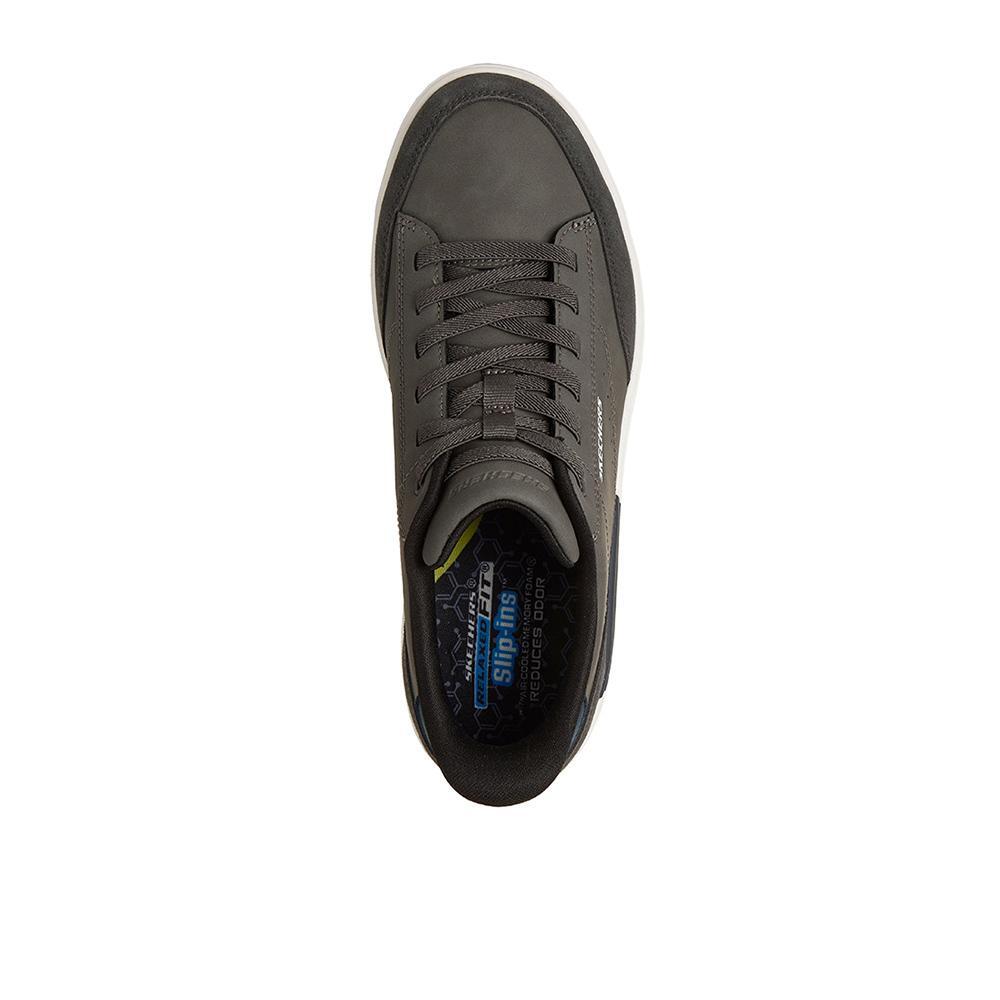 Zapatillas Skechers Hombre Verloma Bunge Lace Slip-Ins Gris 3/4