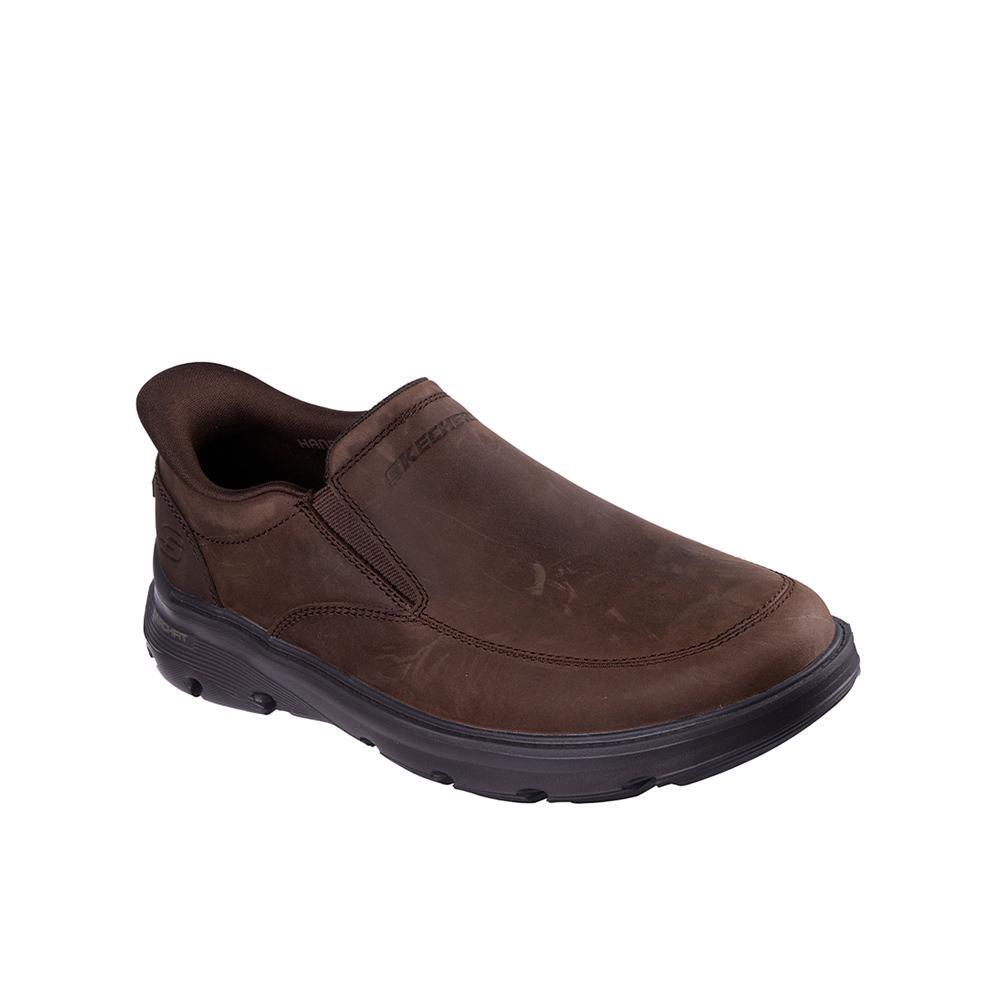 Sapatos Skechers Homem Arch Fit Garza Umar em Castanho 2/4