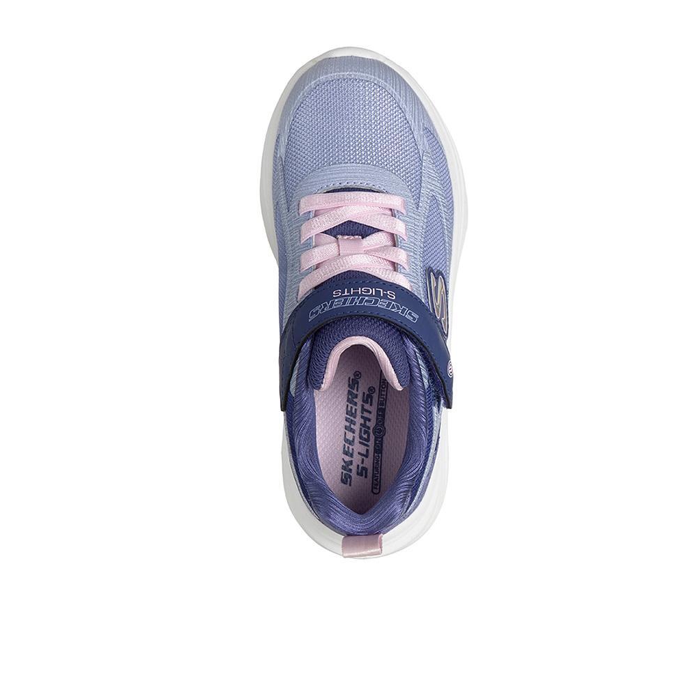 Zapatillas Skechers Niña Sola Glow 2.0 Azul 3/4