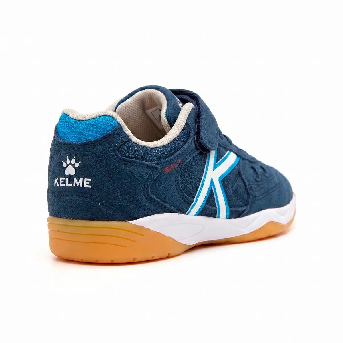 Kelme Zapatillas De Niño Indoor Copa Elastic Azul Unisex 3/4