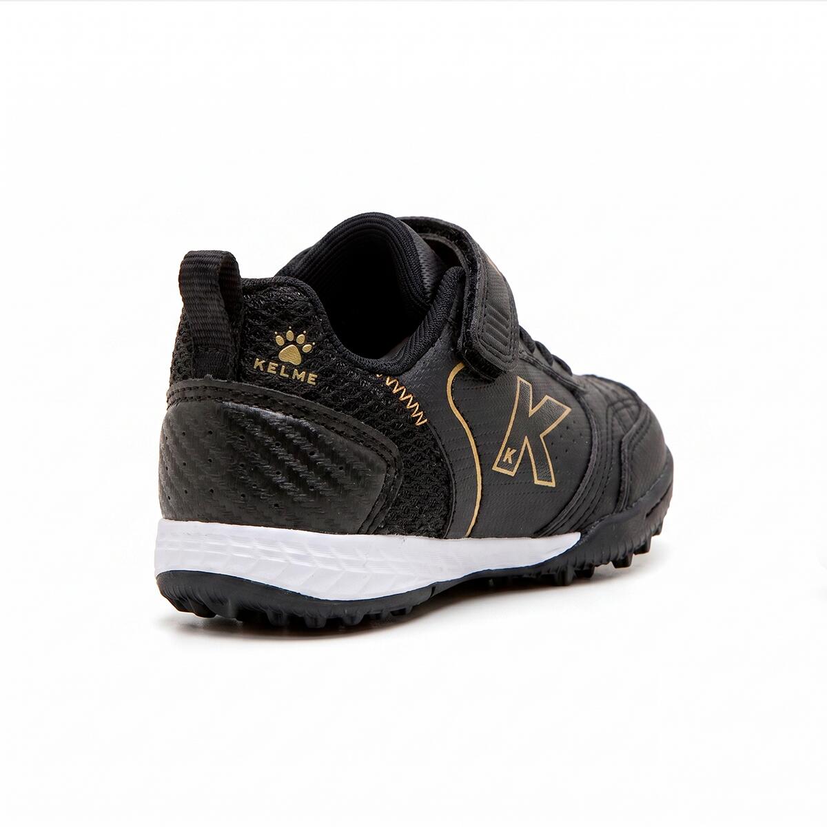 Kelme Zapatillas De Niño Goleiro Turf Elastic Negro Unisex 3/4