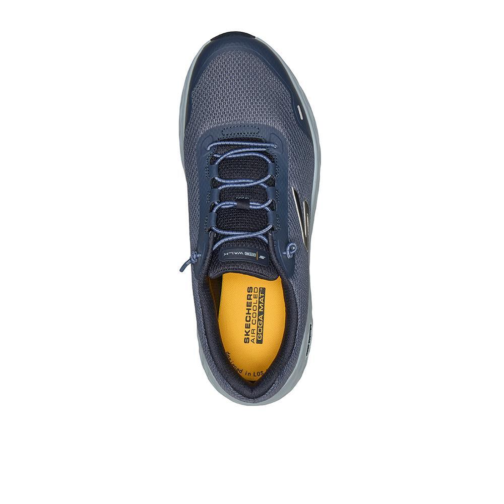 Zapatillas Skechers Hombre Go Walk Max Cushioning Flex Azul Marino 3/4