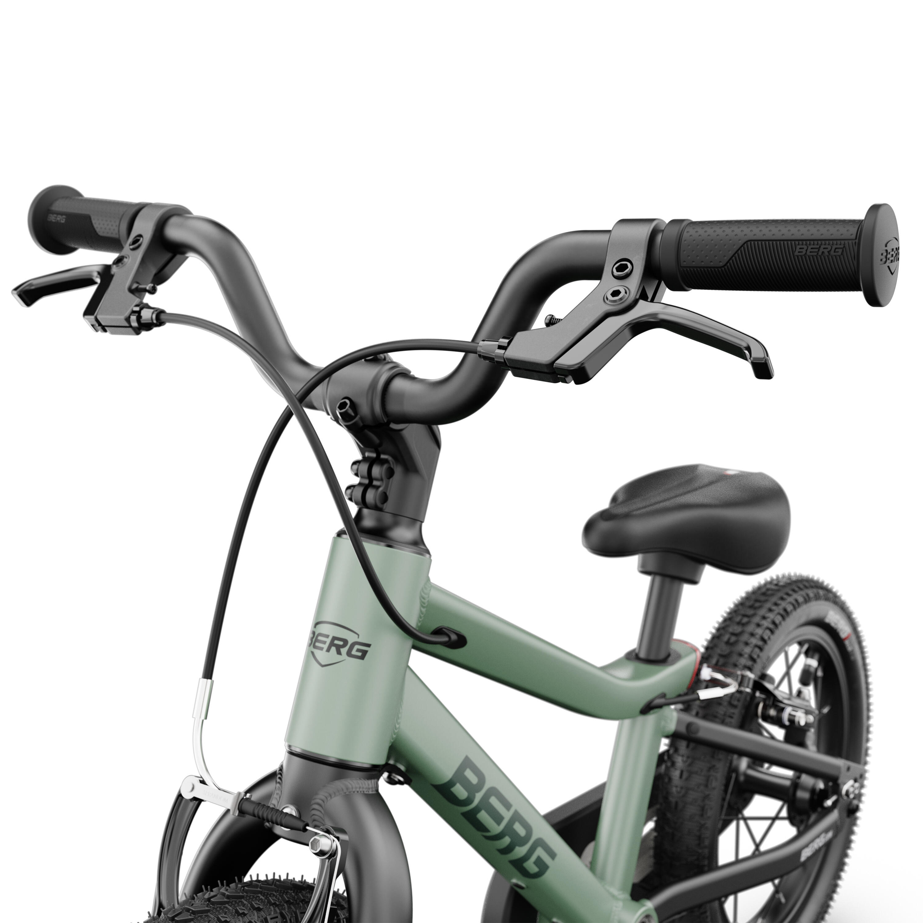 Vélo pour Enfants, 3+ Ans, 14 Pouces, Dash 14 Vert Sauge 3/7
