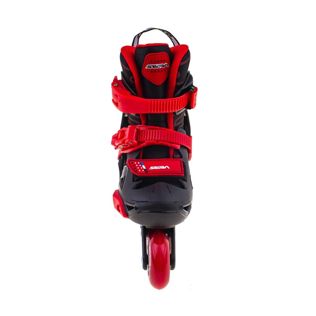 SEBA STJ Schwarz Rot Kinder Freeskate Skates 3/7