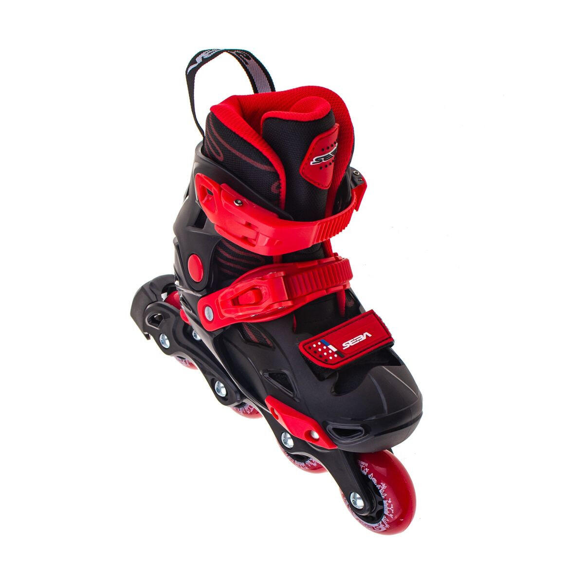SEBA STJ Schwarz Rot Kinder Freeskate Skates 2/7