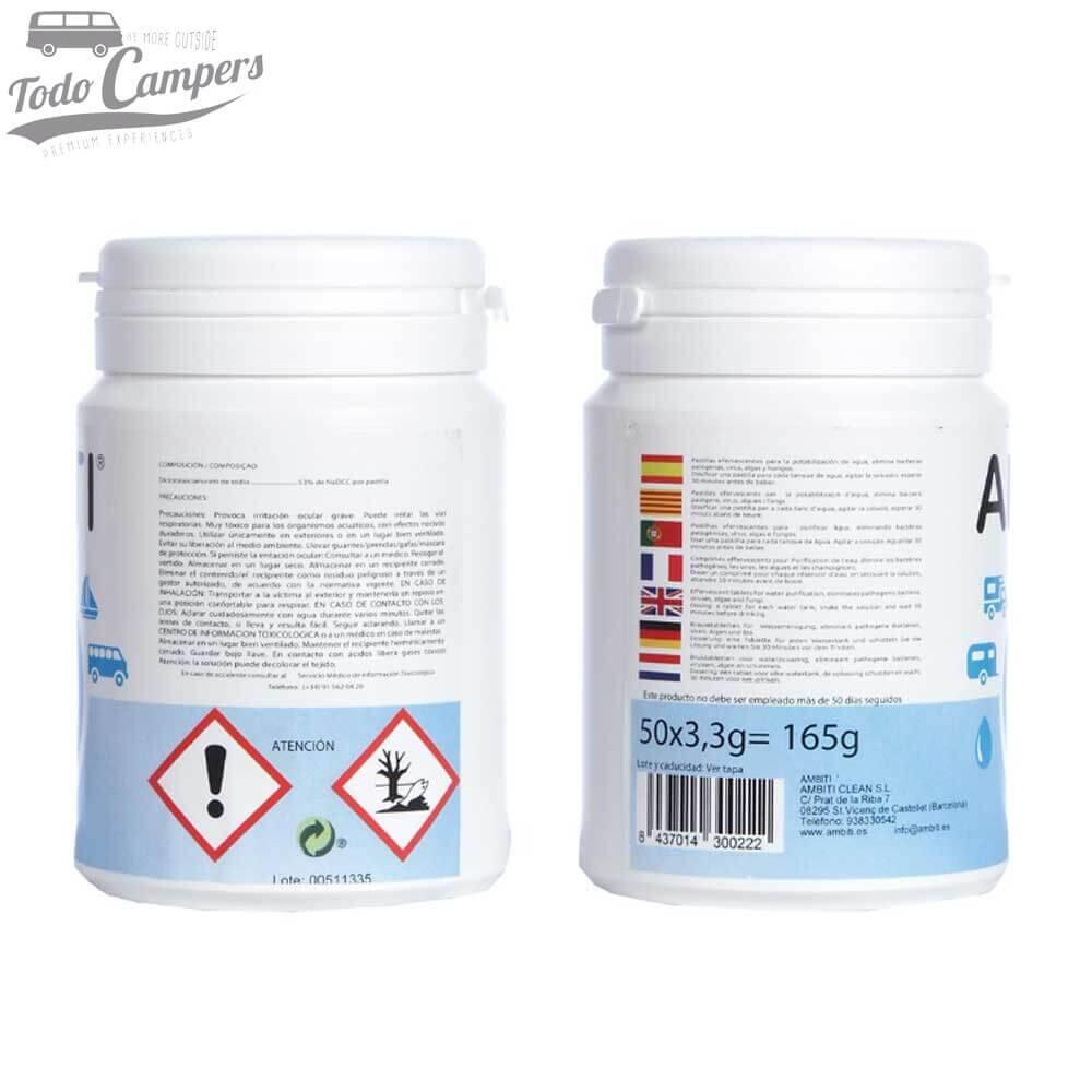 Ambiti Potable Tabs para potabilizar el agua de los depósitos 2/4