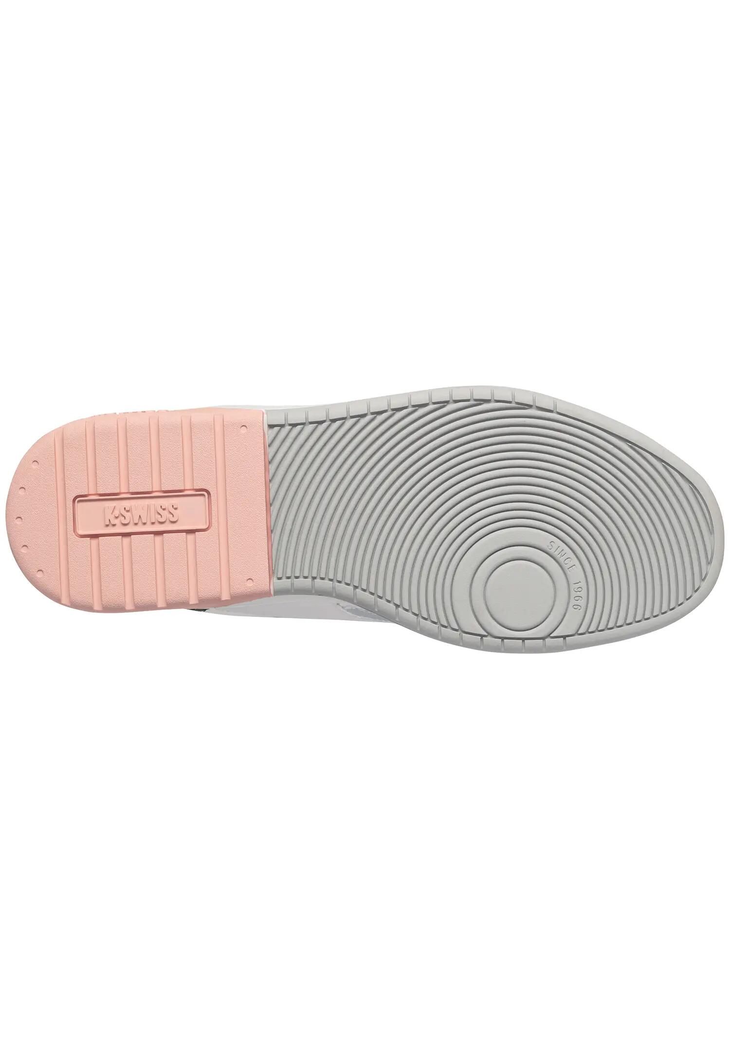 K-Swiss Damen Cannoncourt LTH Sneaker 97253-929-M White/Peach Whip/Blk 6/6