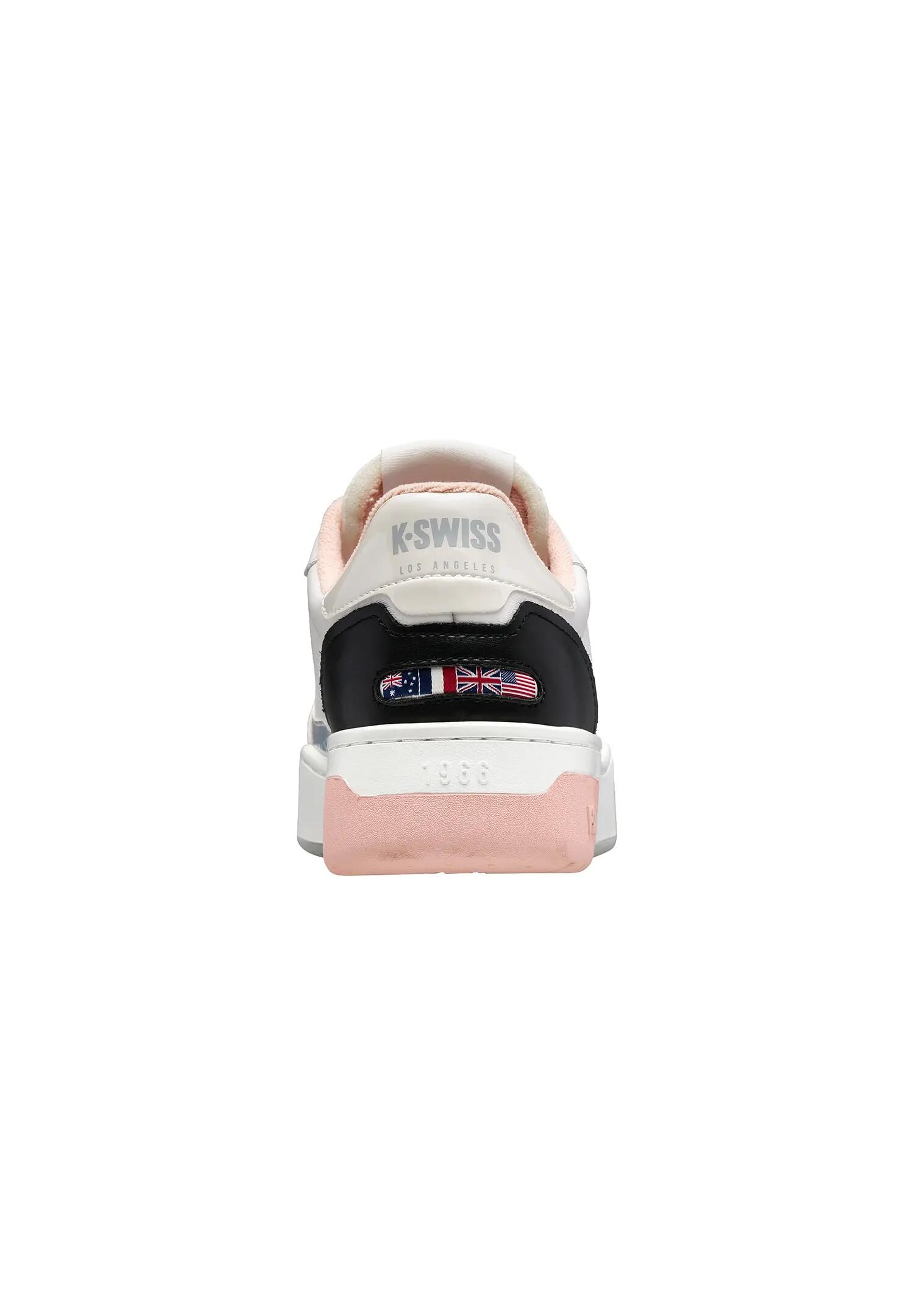 K-Swiss Damen Cannoncourt LTH Sneaker 97253-929-M White/Peach Whip/Blk 5/6