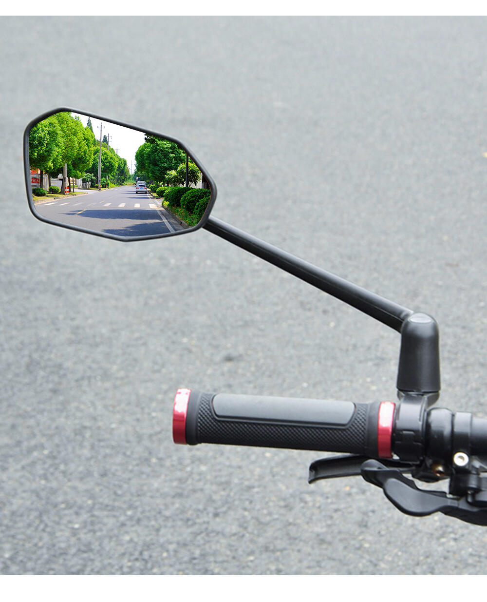 Rétroviseur Vélo XXL – Rotatif & Réglable – Compatible Vélos Électriques 4/7
