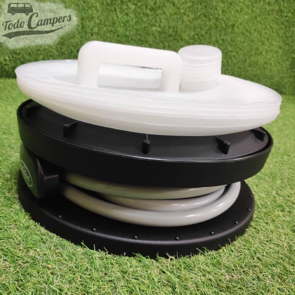 Ducha eléctrica plegable de 10 litros con carga USB 7/7