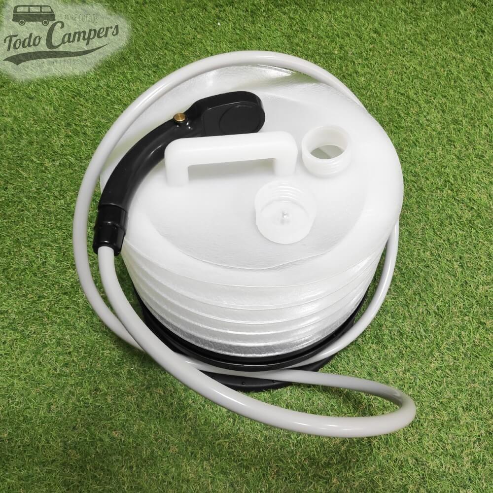 Ducha eléctrica plegable de 10 litros con carga USB 4/7
