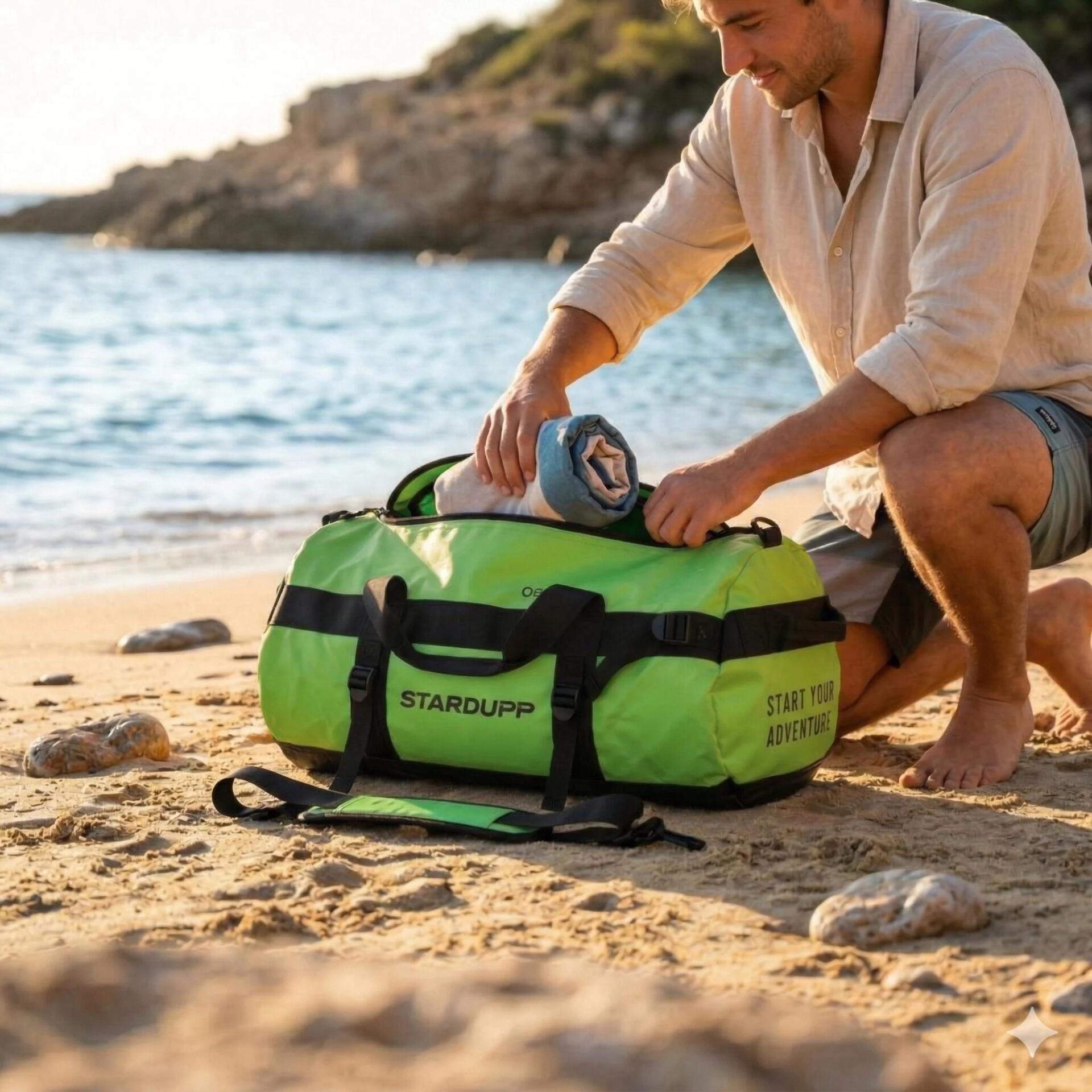 Stardupp Waterproof PRO Duffel Bag 60 Liters – Sac de sport étanche (IP64) 5/7