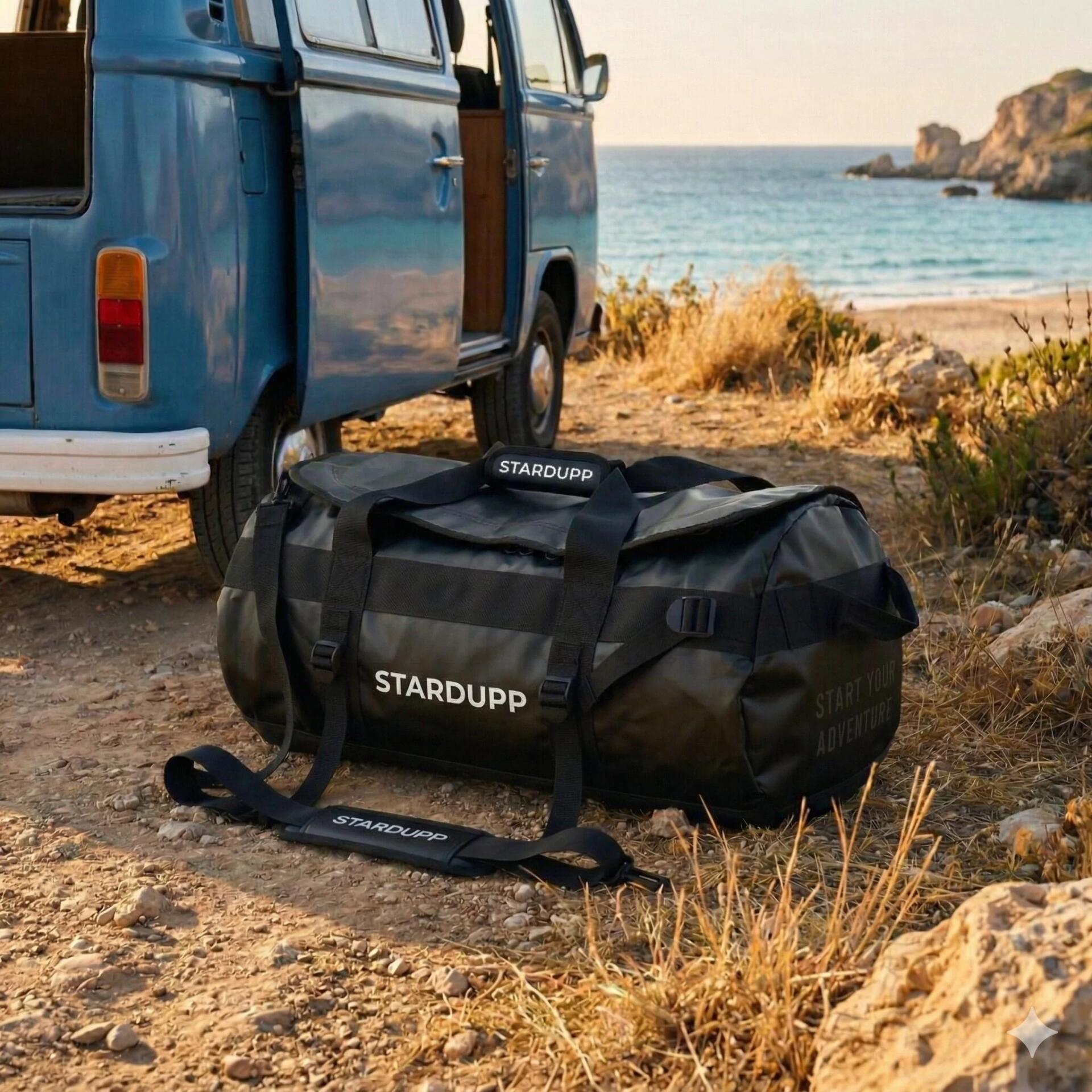 Stardupp Waterproof PRO Duffel Bag 60 Liter – Wasserdichte Sporttasche (IP64) 7/7
