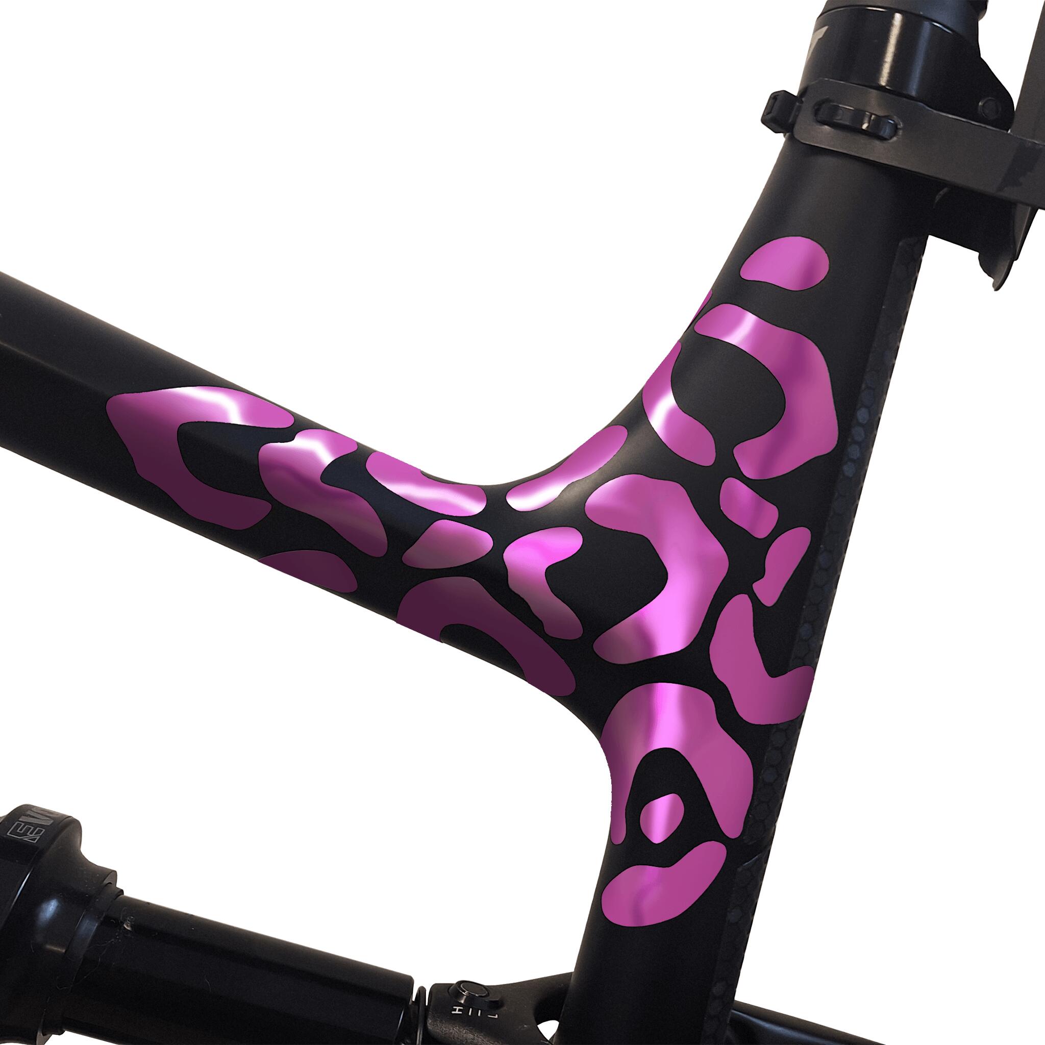 Fahrrad Leo Aufkleber Set, 20x15 cm, Sticker für Rahmen & Helm, wetterfest 3/3