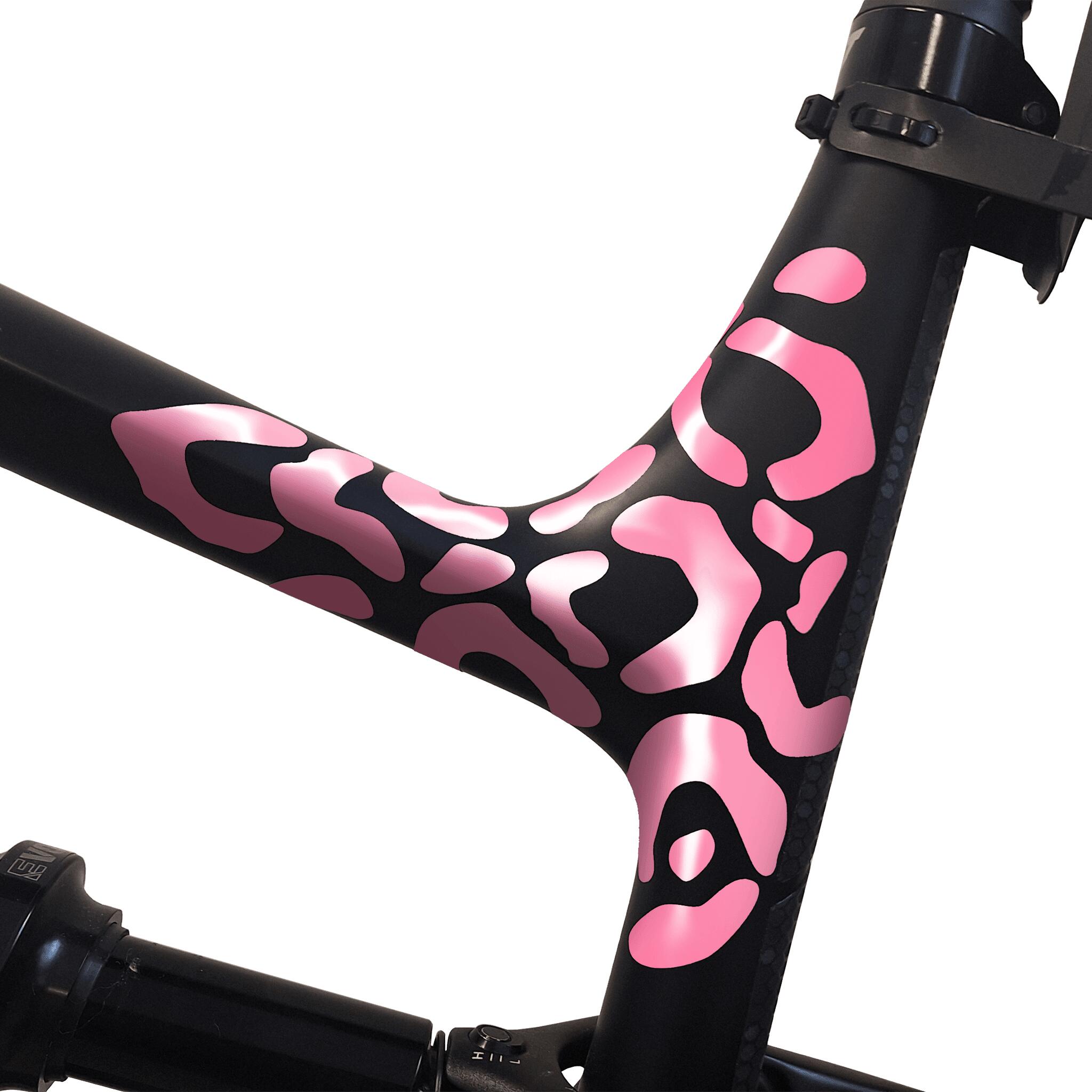 Fahrrad Leo Aufkleber Set, 20x15 cm, Sticker für Rahmen & Helm, wetterfest 3/3