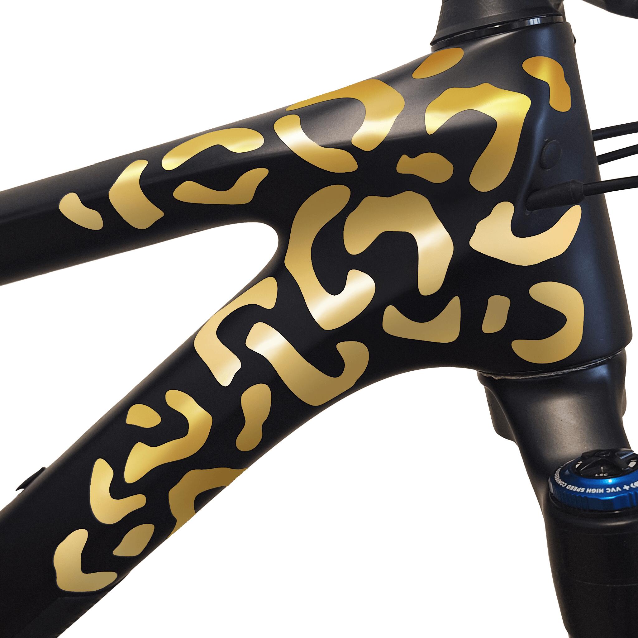 Fahrrad Leo Aufkleber Set, 20x15 cm, Sticker für Rahmen & Helm, wetterfest 2/4