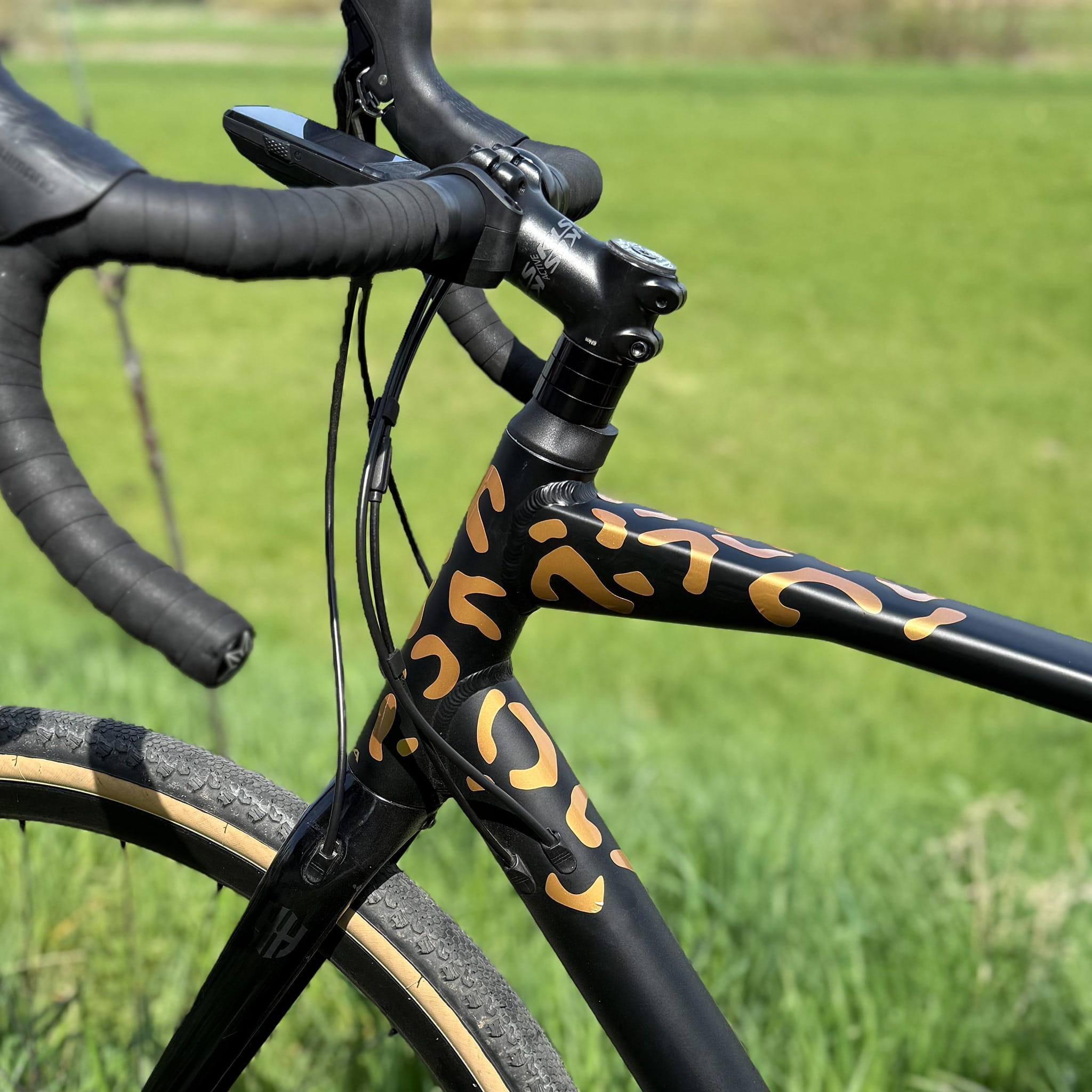 Fahrrad Leo Aufkleber Set, 20x15 cm, Sticker für Rahmen & Helm, wetterfest 4/4