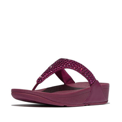 Tongs voor dames fitflop lulu maxi-crystal
