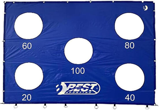Best Sporting 11081 Torwand 240er blau mit 5 Schußlöchern