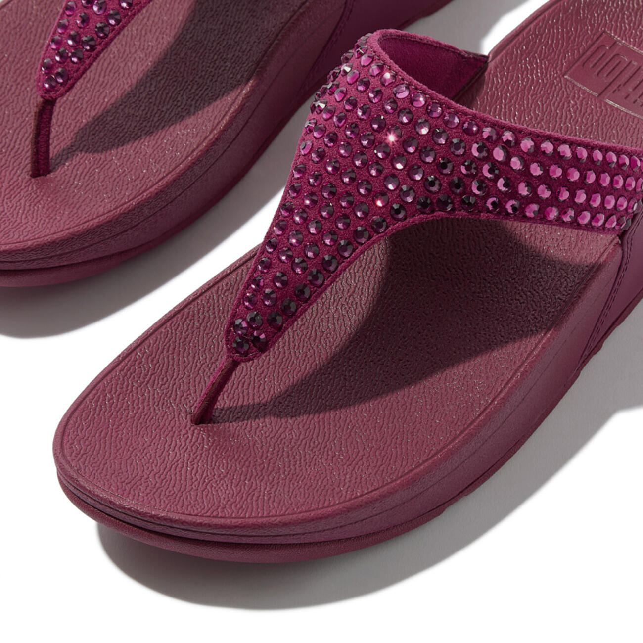 Chanclas de dedo para mujer FitFlop Lulu Maxi-Crystal 5/7