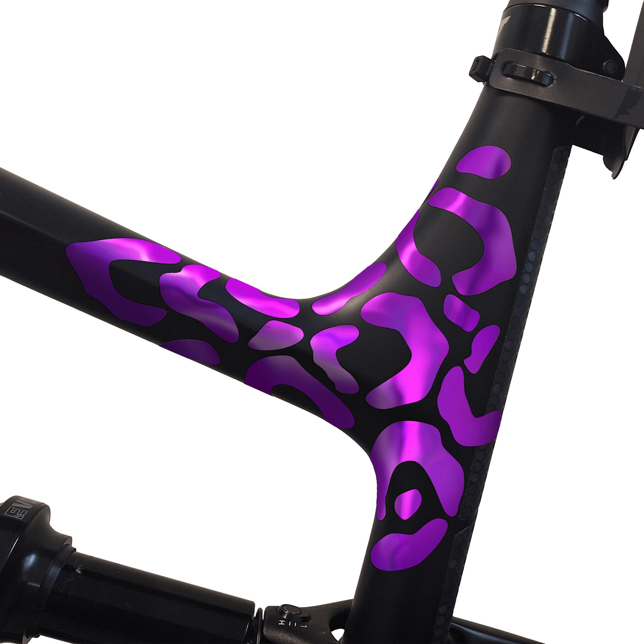 Fahrrad Leo Aufkleber Set, 20x15 cm, Sticker für Rahmen & Helm, wetterfest 3/4