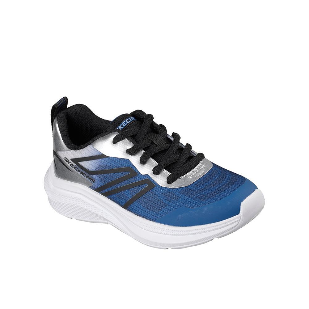 Zapatillas Skechers Niño Microspec Velocity Azul 2/4