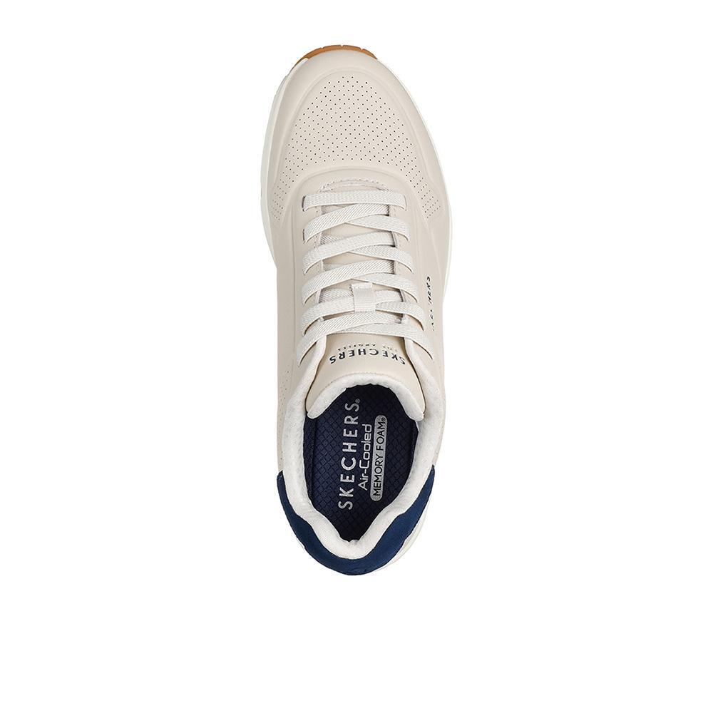Zapatillas Skechers Hombre Uno Tailored Air Natural Azul 3/4