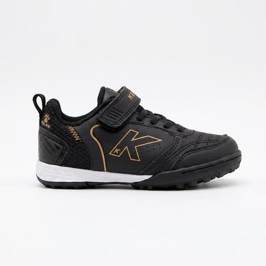 Kelme Zapatillas De Niño Goleiro Turf Elastic Negro Unisex