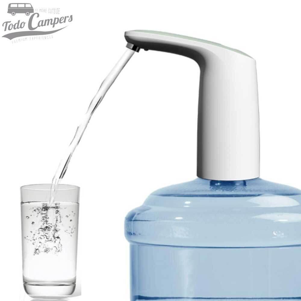 Dispensador de agua portátil a batería USB Carbest para garrafas - Blanco 6/7