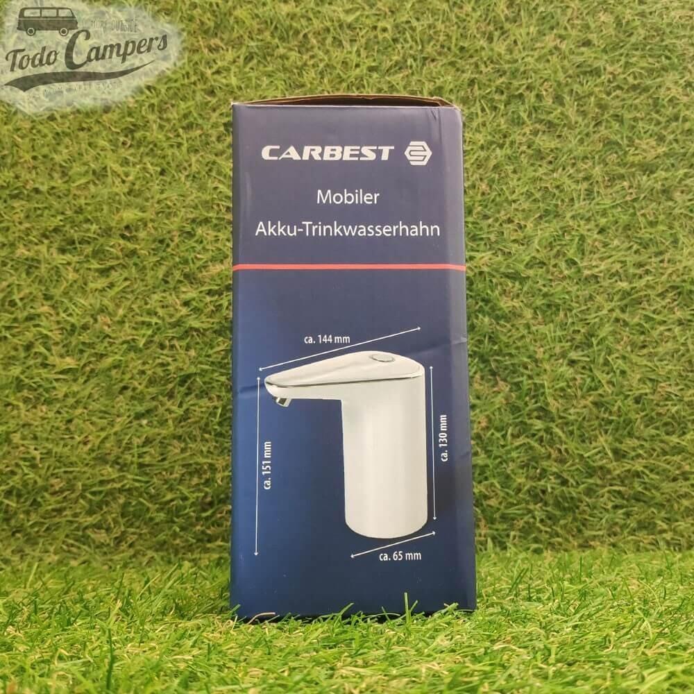 Dispensador de agua portátil a batería USB Carbest para garrafas - Blanco 5/7