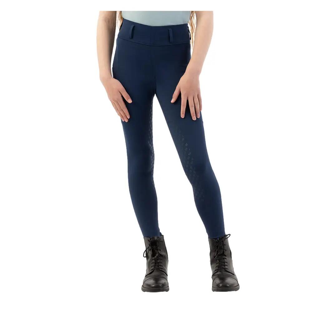 Pantalon équitation mid grip fille BR Equitation Eevolv Kika 1/4