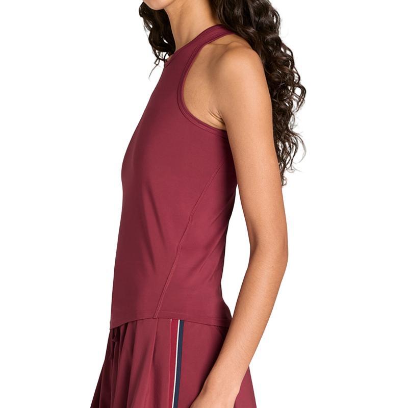 Camiseta Feminina Vermelha Escura do Wilson Fieldhouse 3/5