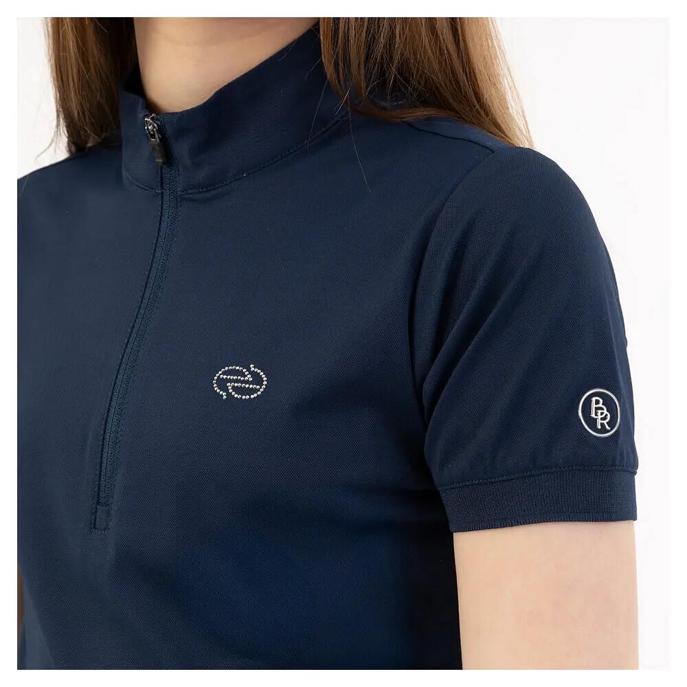 Polo da equitazione mezza zip bambina BR Equitation Eevolv Kady 3/3