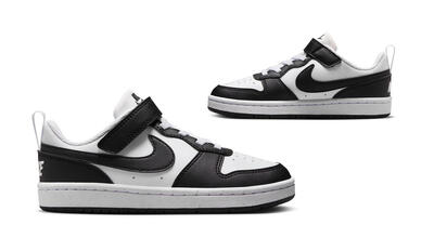 Schoenen nike court borough low recraft wit blauw crimson kinderen