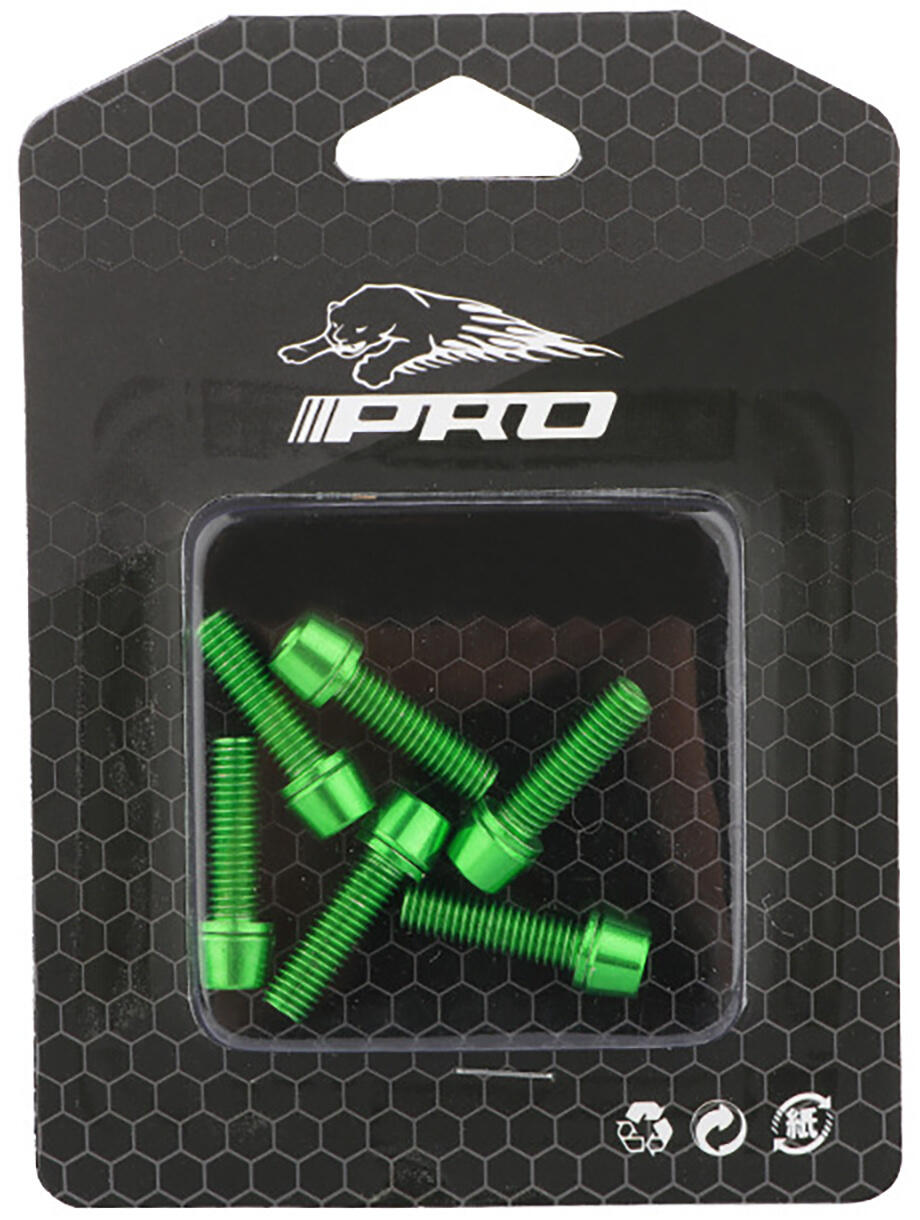 Śruby do wspornika kierownicy Meroca III Pro M5*18mm niebieskie 6 szt