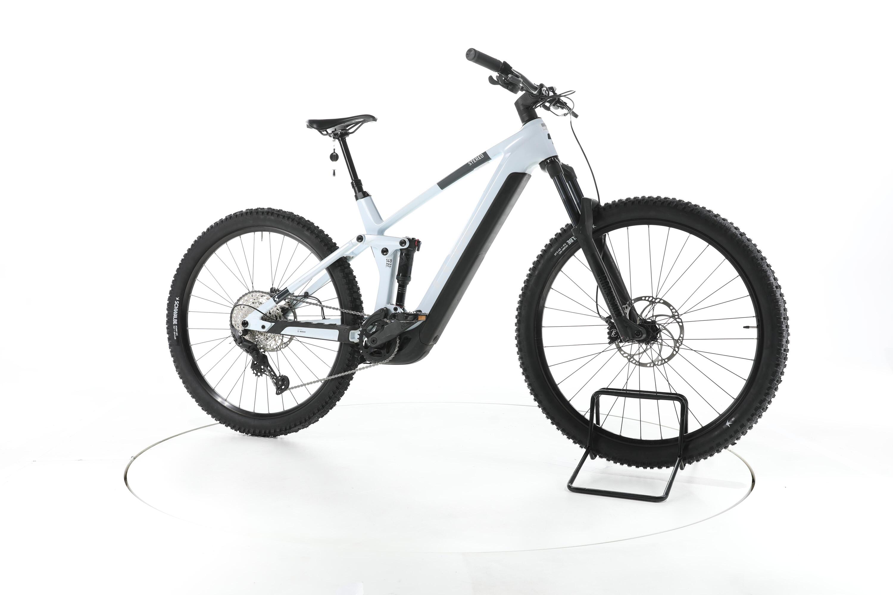 Segunda vida - Cube Stereo Hybrid 140 HPC Pro Fully E-Bike Carbon - Bom Estado 2/7