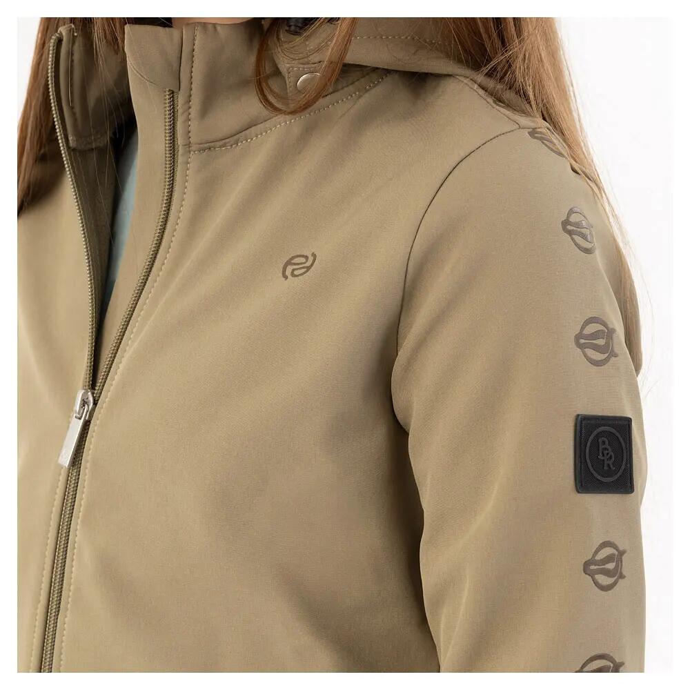 Veste équitation full zip fille BR Equitation Eevolv Softshell Kayla 4/4