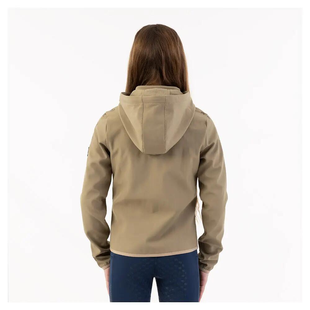 Veste équitation full zip fille BR Equitation Eevolv Softshell Kayla 2/4