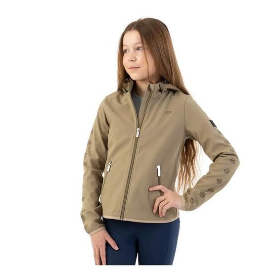 Veste équitation full zip fille BR Equitation Eevolv Softshell Kayla